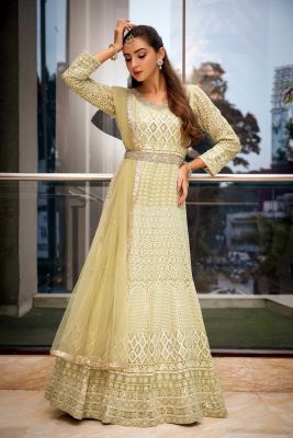 Latest Designer Gown Indo Western Gown Wedding Gown Samyakk