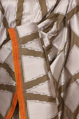 Mehendi Green & Silver Zari Woven Banarasi Silk Saree-PF2597