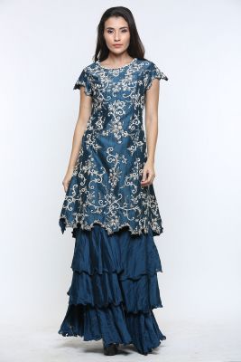 kameez and plazo design