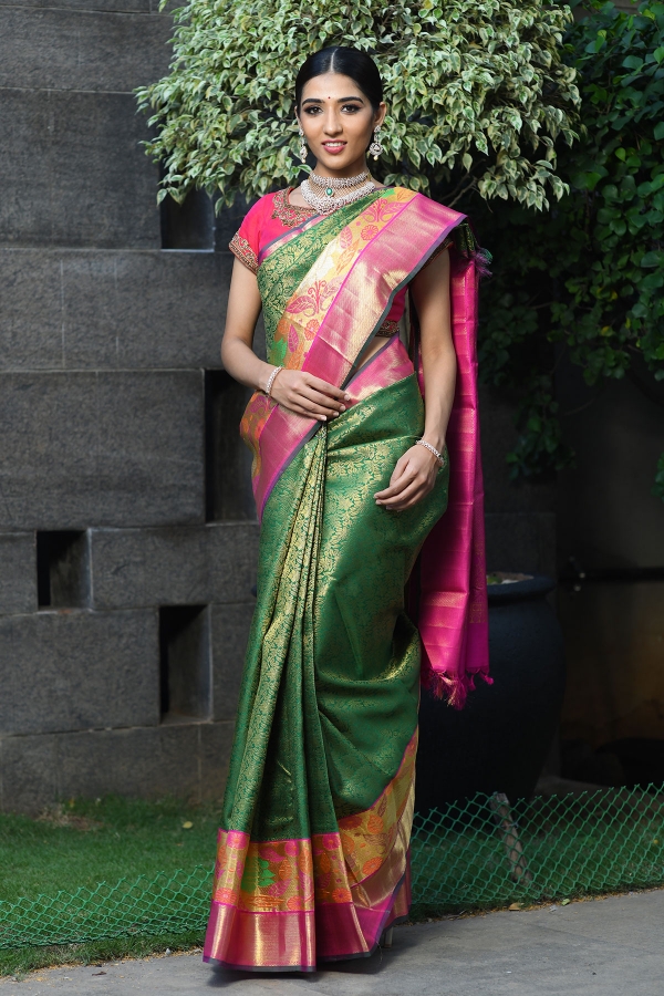 Kanchipuram Saree Kanjivaram Saree Bridal Kanchipuram Wedding